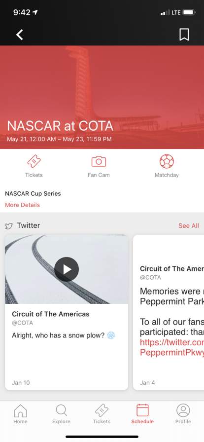 NASCAR at COTA
