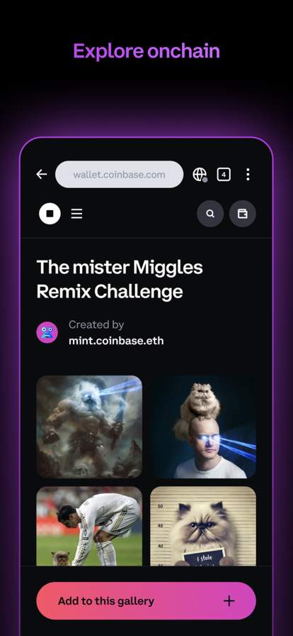Coinbase Wallet: NFTs & Crypto