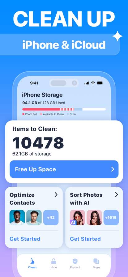 Clean Up Storage - Cleaner Kit