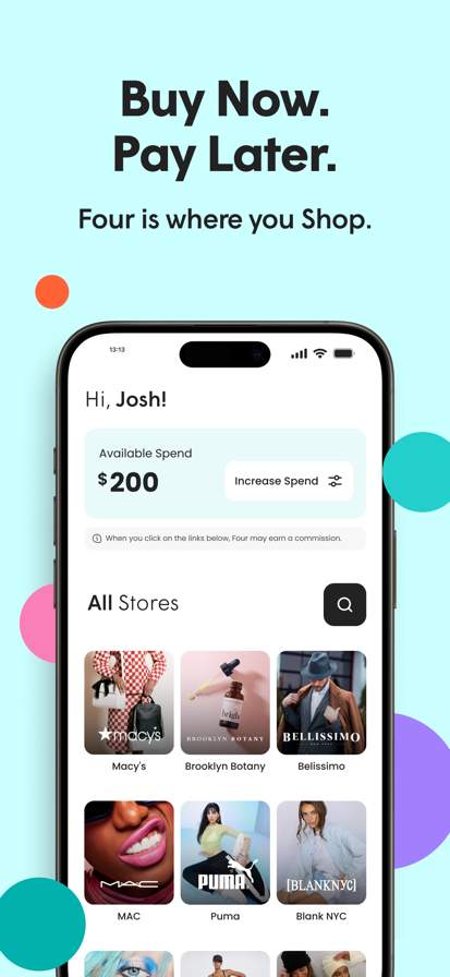 Four | Buy Now, Pay Later