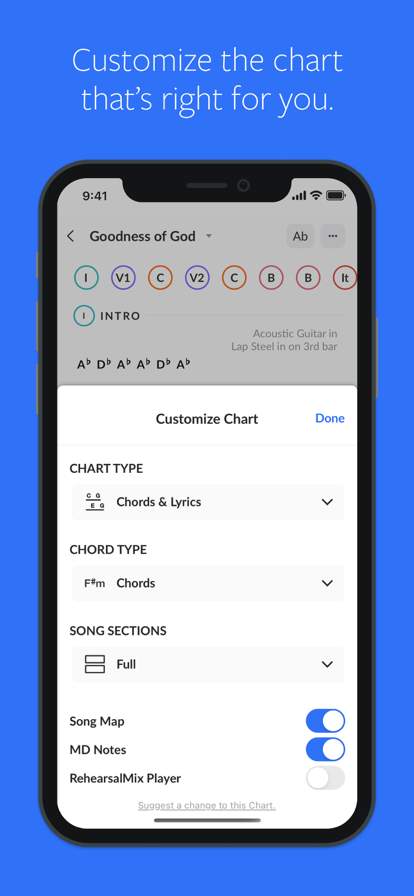 MultiTracks.com ChartBuilder