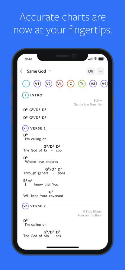 MultiTracks.com ChartBuilder