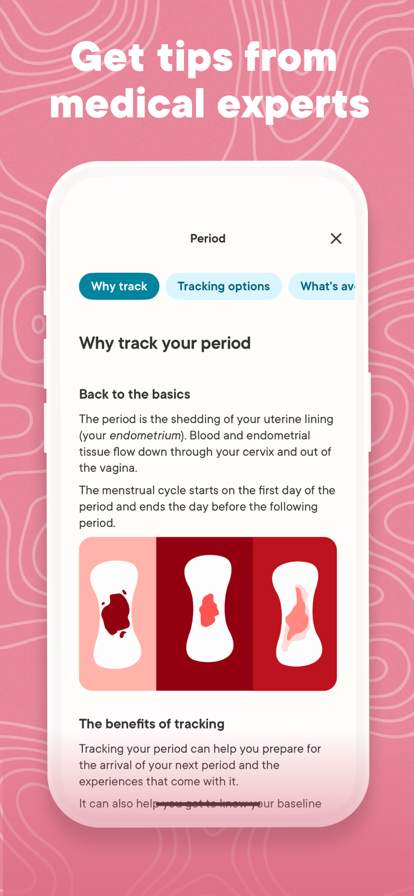 Clue Period Tracker & Calendar