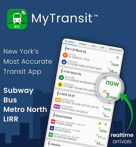MyTransit NYC Subway & Bus MTA