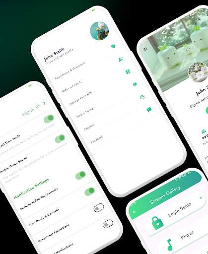Flutter UI App Template