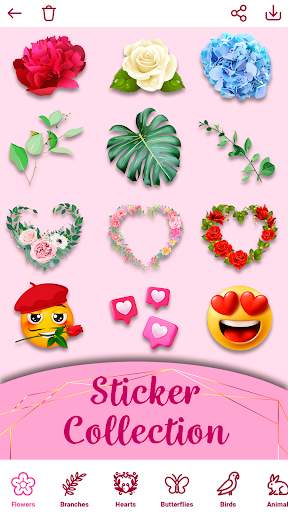 Flower Photo Frames & Editor