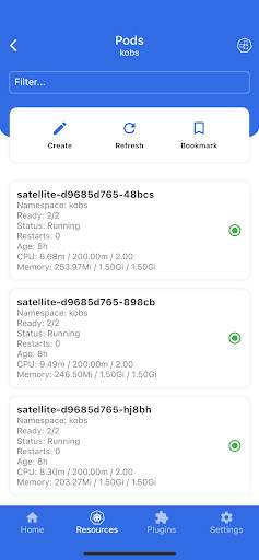 kubenav - Kubernetes Dashboard