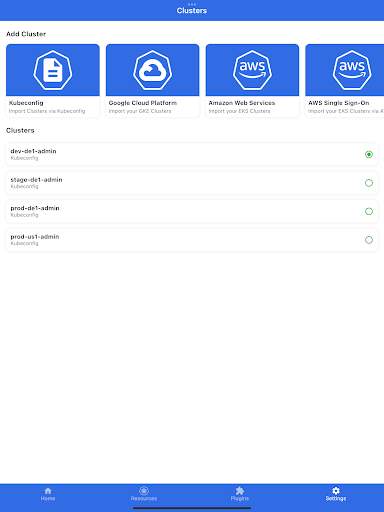 kubenav - Kubernetes Dashboard